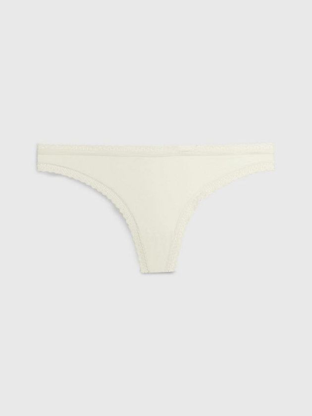 Calvin Klein USA Bottoms Up Womens Thong Yellow 1723450-YX